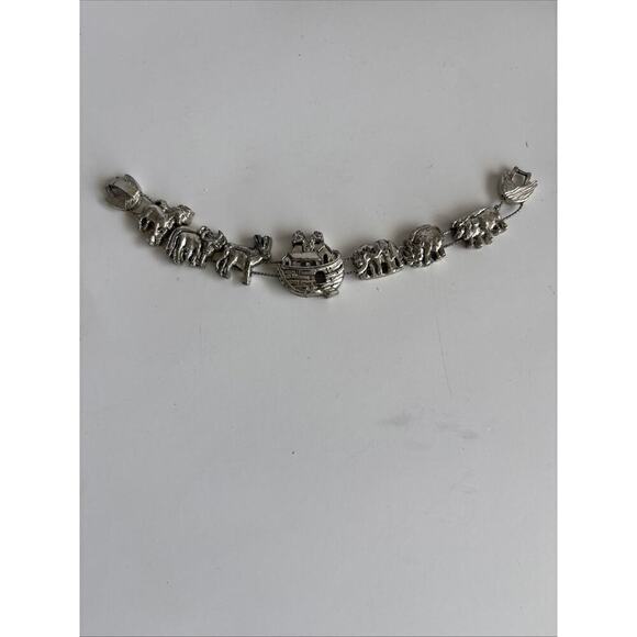 Noah’s Ark 1995 BG Vintage Charm Bracelet And Pin Set - Picture 4 of 4